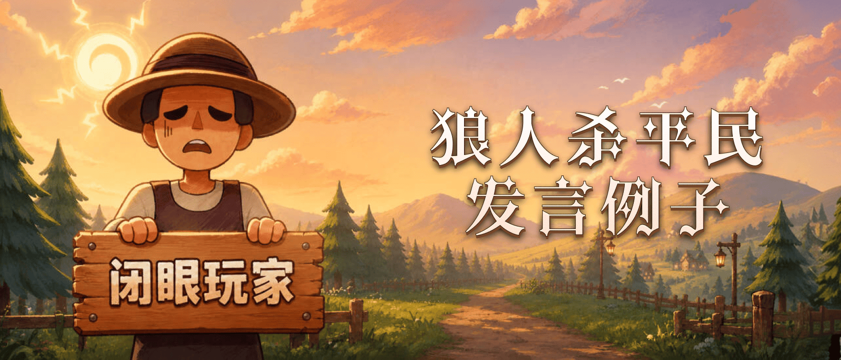 狼人杀平民角色发言例子