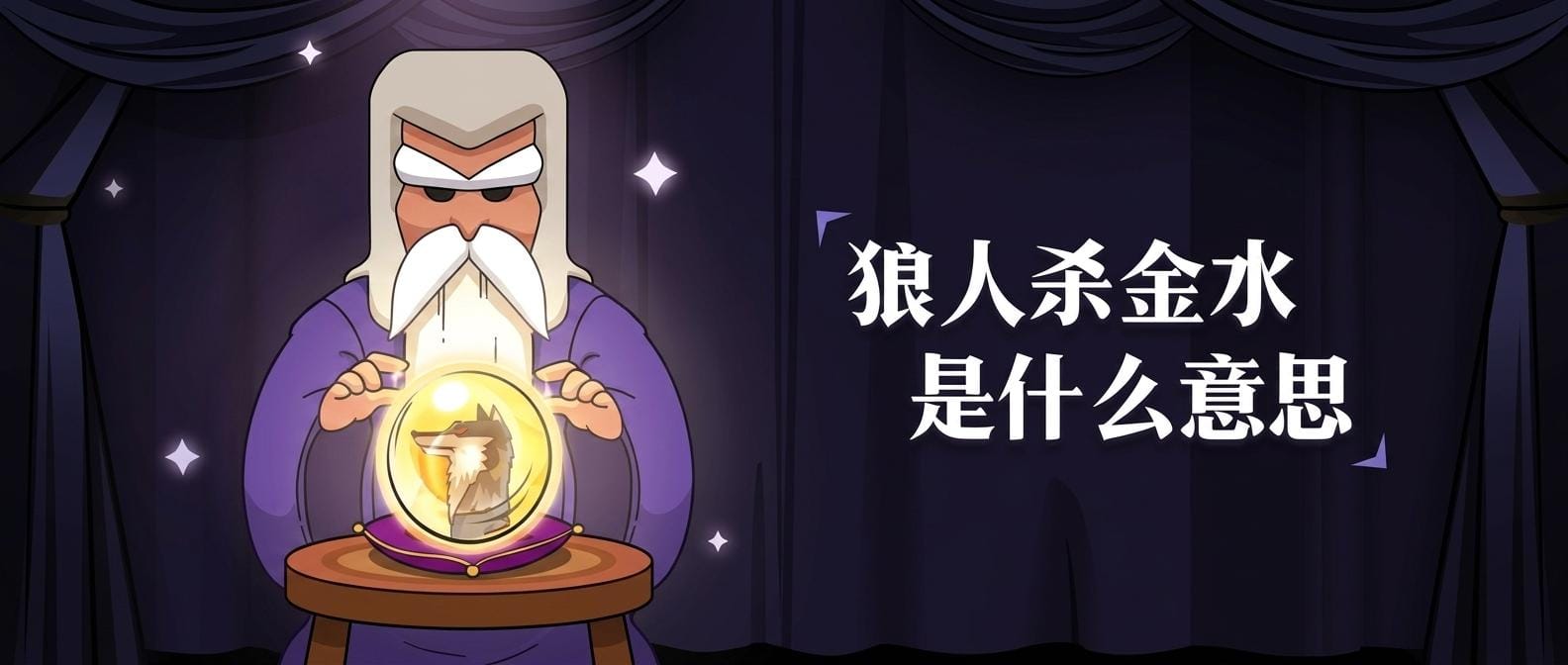 狼人杀金水是什么意思？